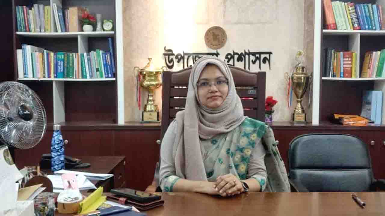 ঘোড়াঘাটে ইউএনও হিসেবে যোগদান করলেন রুবানা তানজিন