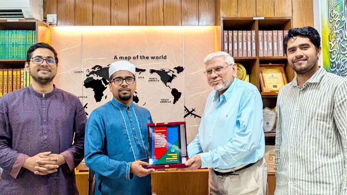 শিবির সভাপতির সঙ্গে পাকিস্তান জামায়াত নেতার সাক্ষাৎ