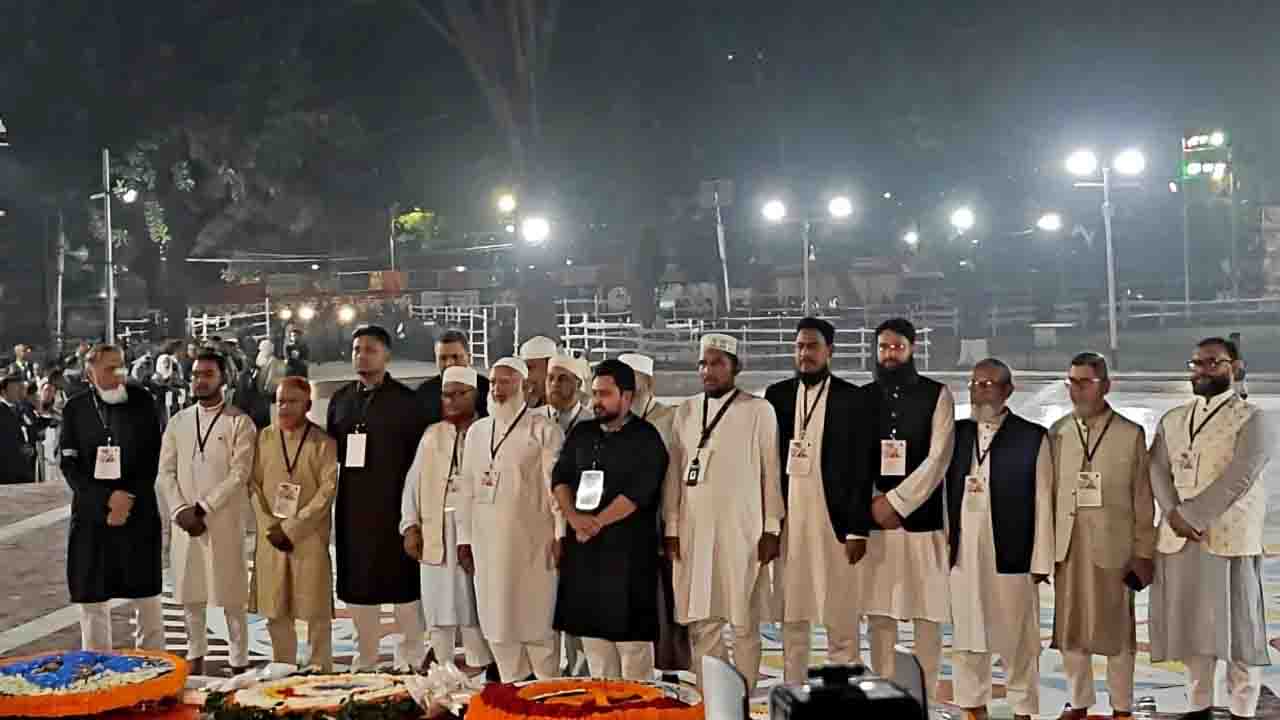 জামায়াত আমিরের নেতৃত্বে শহীদ মিনারে প্রথমবার শ্রদ্ধা