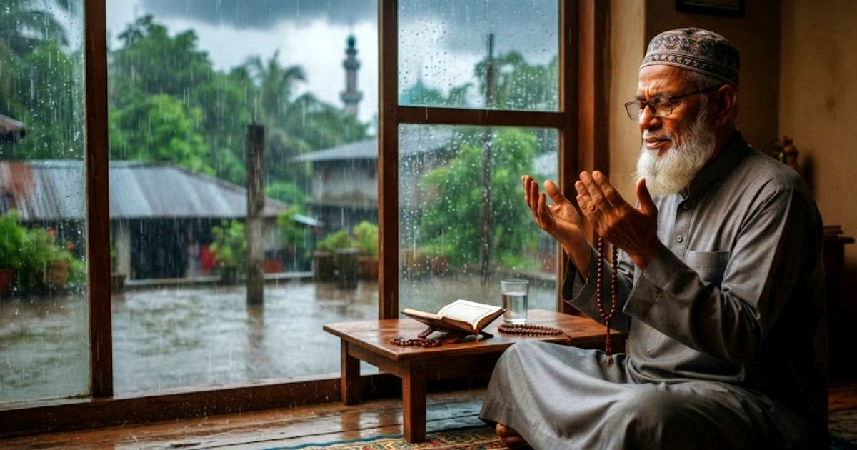 অতি বৃষ্টির সময় মুমিনের করণীয়