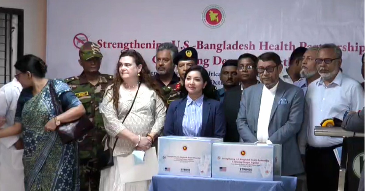 ডেঙ্গু মোকাবিলায় বাংলাদেশকে ৫ লাখ কিট দিল যুক্তরাষ্ট্র
