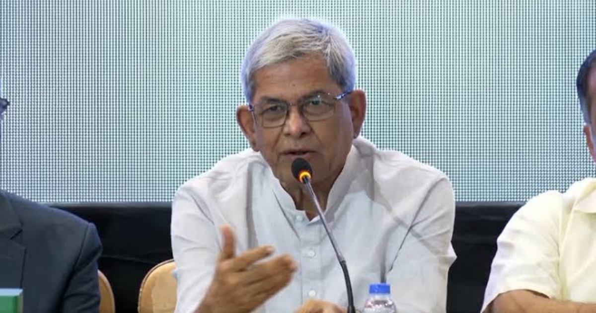 রাস্তায় নেমে মব তৈরির সংস্কৃতি গণতন্ত্রকে দুর্বল করে: মির্জা ফখরুল