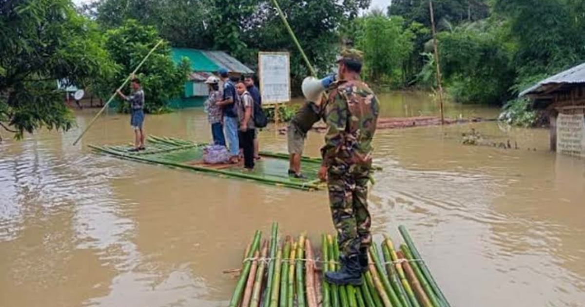 চট্টগ্রামের ৭ উপজেলায় বন্যা মোকাবিলায় সেনা মোতায়েন