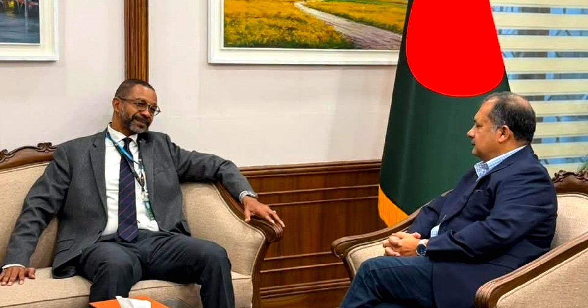 প্রধানমন্ত্রীর রাজনৈতিক উপদেষ্টার সাথে জাতিসংঘ প্রতিনিধির সাক্ষাৎ