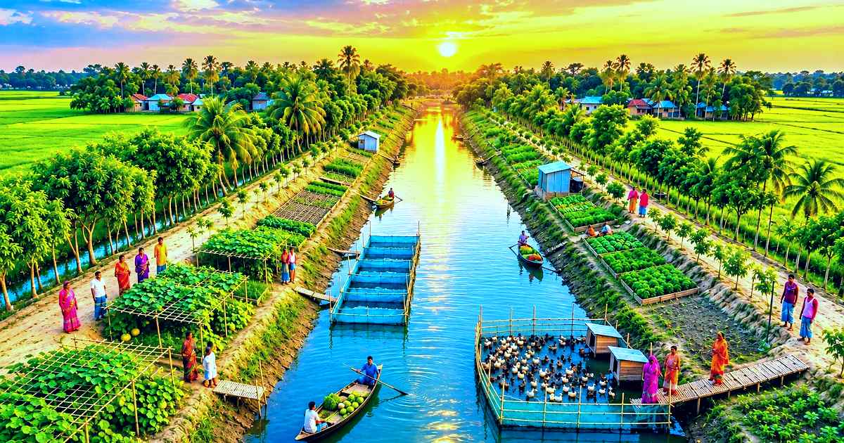 মডেল খাল কর্মসূচি শুরু হচ্ছে ৮ বিভাগে: বদলাবে ২৪০০ পরিবারের ভাগ্য