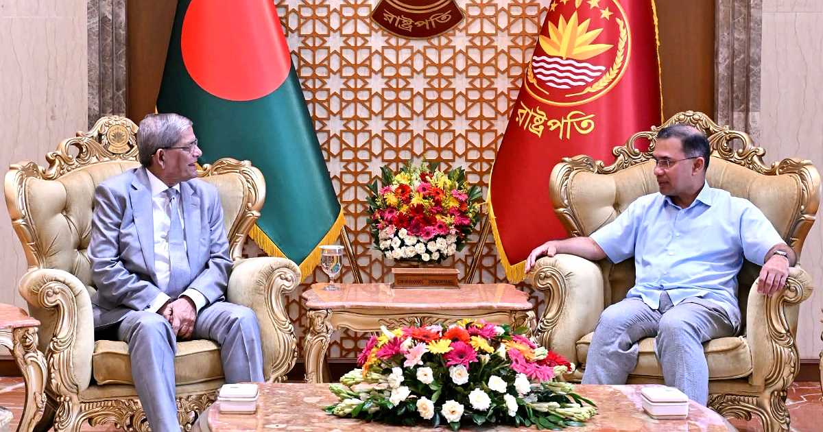বঙ্গভবনে রাষ্ট্রপতির সঙ্গে প্রধানমন্ত্রীর প্রথম সাক্ষাৎ