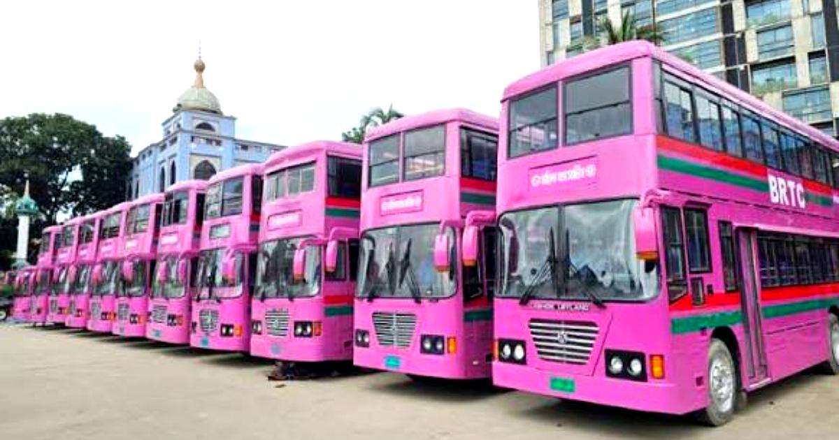 নারীদের সুবিধার্থে নামছে আরও ১০০ পিংক বাস