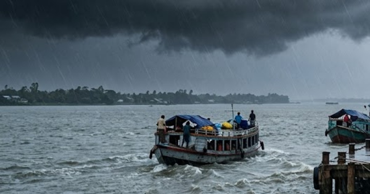 চার সমুদ্রবন্দর থেকে নামল সতর্কসংকেত