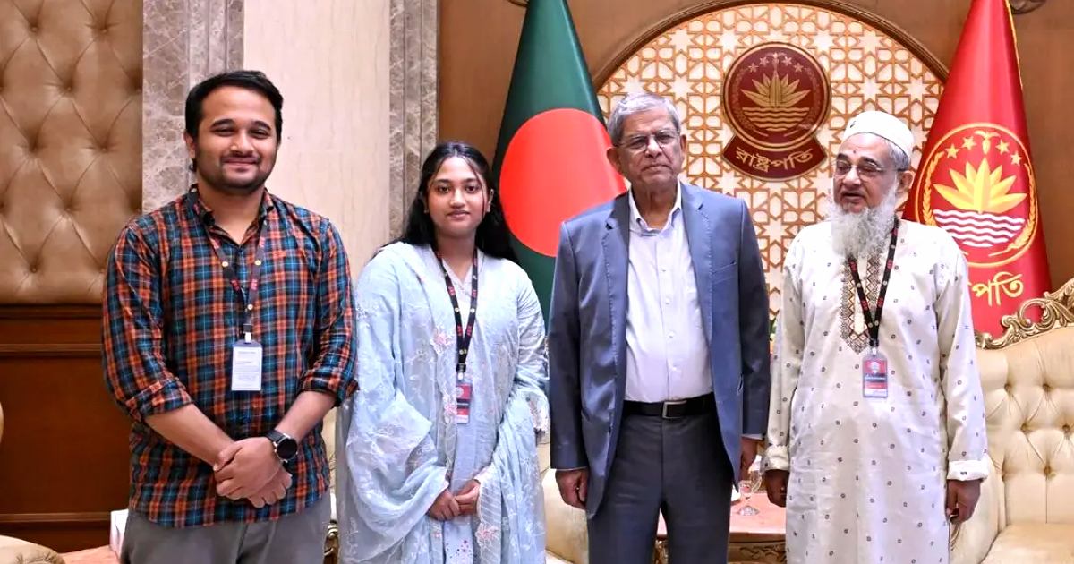 রাষ্ট্রপতির সঙ্গে শহীদ মুগ্ধর পরিবারের সৌজন্য সাক্ষাৎ