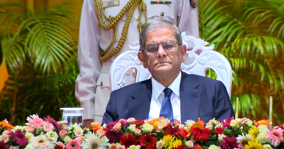 বঙ্গভবনের দরবার হলে শুরু হলো রাষ্ট্রপতির শপথগ্রহণ