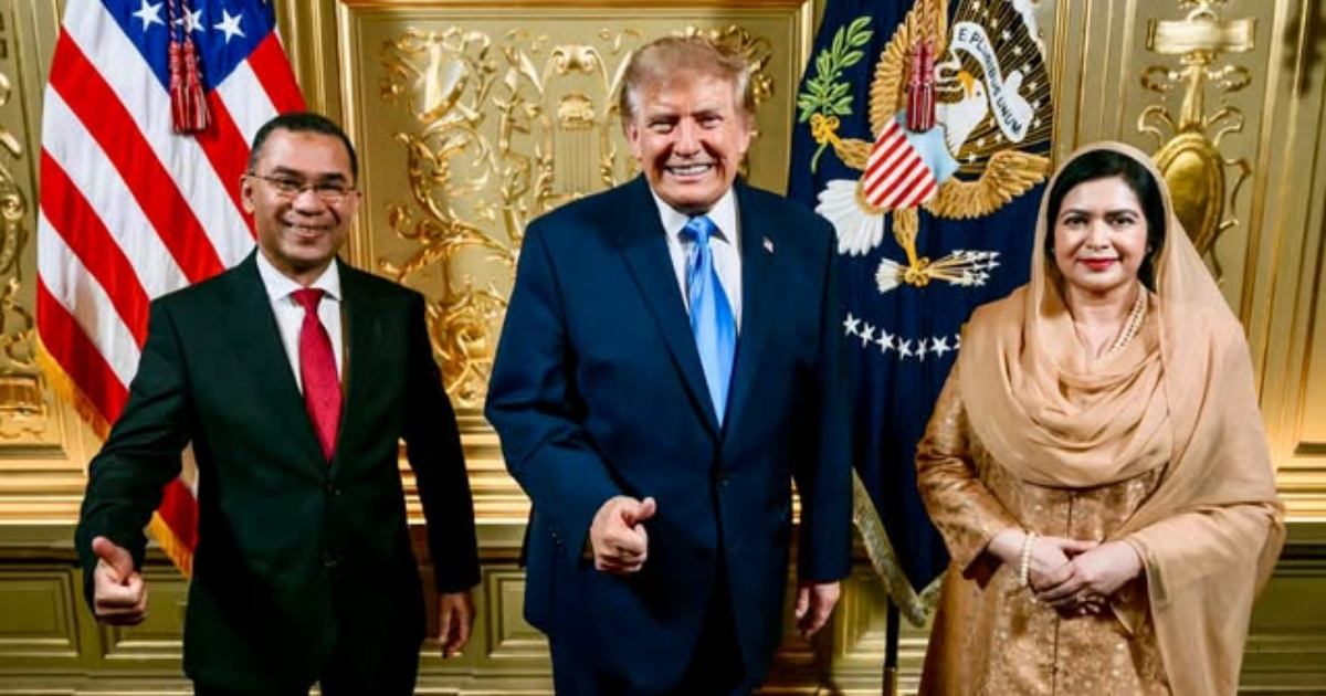 ট্রাম্পের সাথে নৈশভোজের ছবি প্রকাশ করলেন তারেক রহমান