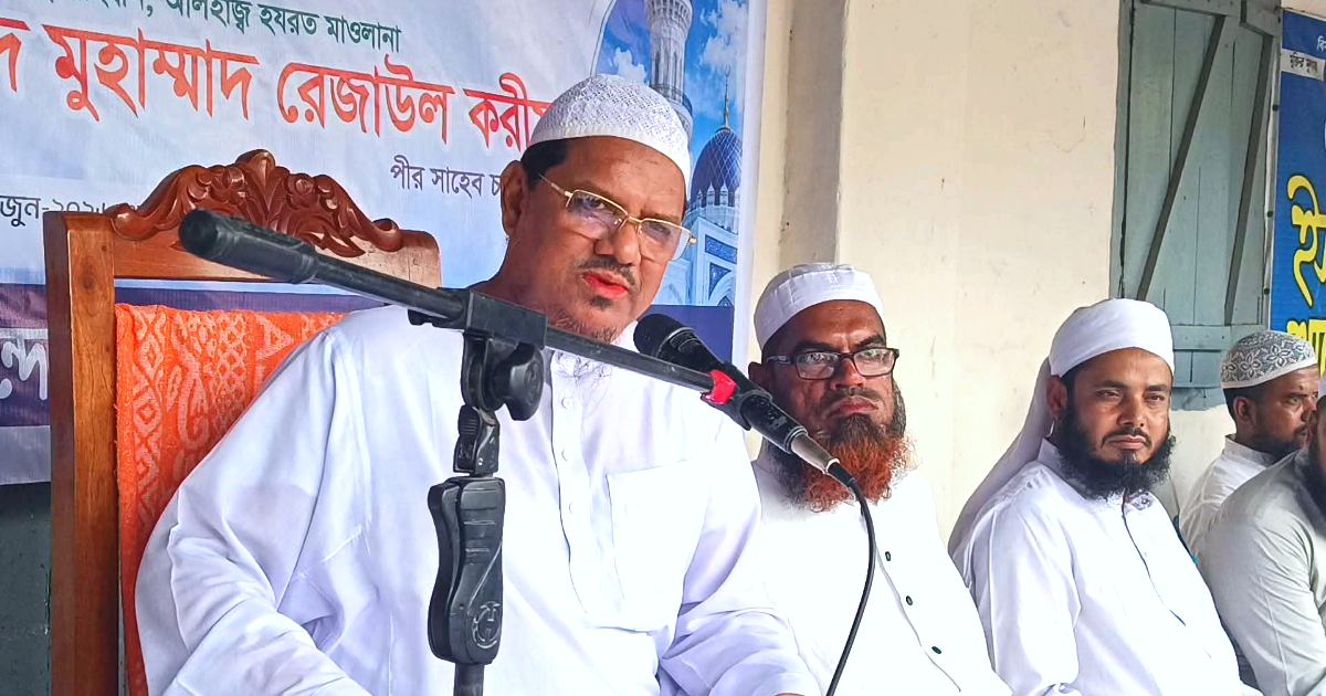 সীমান্তে পুশইন আন্তর্জাতিক আইন ও মানবতার পরিপন্থী: চরমোনাই পীর