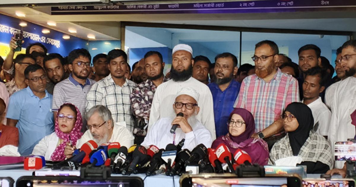 স্বাস্থ্যমন্ত্রীর দাবি অস্বীকার করলেন আদ-দ্বীন ফাউন্ডেশনের নির্বাহী পরিচালক