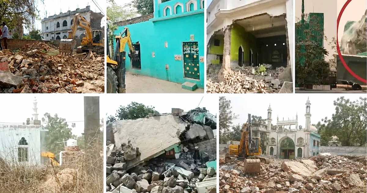 ভারতে গত ৪৫ দিনে ২৩টির বেশি ধর্মীয় স্থাপনা গুঁড়িয়ে দিল বিজেপি সরকার