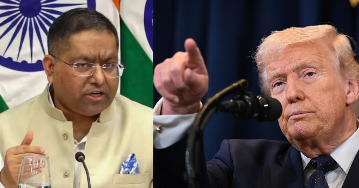 ট্রাম্পের শেয়ার করা মন্তব্যকে ‘অজ্ঞতা’ বলল ভারত