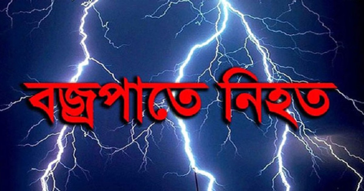 বজ্রপাতে শিশুসহ ৩ জনের মৃত্যু
