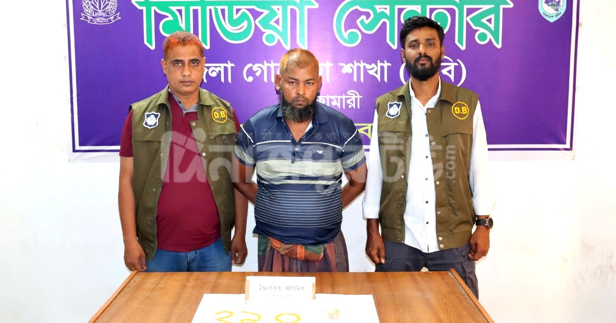 নীলফামারীতে হেরোইন ও ইয়াবাসহ মাদক কারবারি গ্রেপ্তার