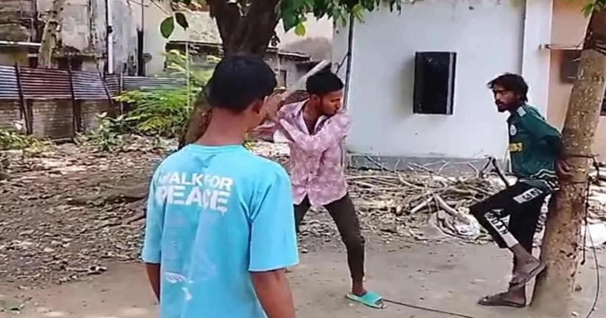 যুবককে বেঁধে নির্যাতনের লাইভ ভিডিও ভাইরাল, তদন্তে পুলিশ