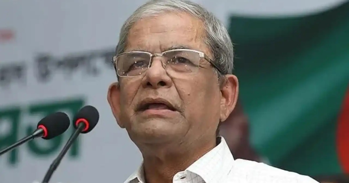 দেশের স্বার্থ বিনষ্ট করে কোনো চুক্তি করবে না সরকার : মির্জা ফখরুল