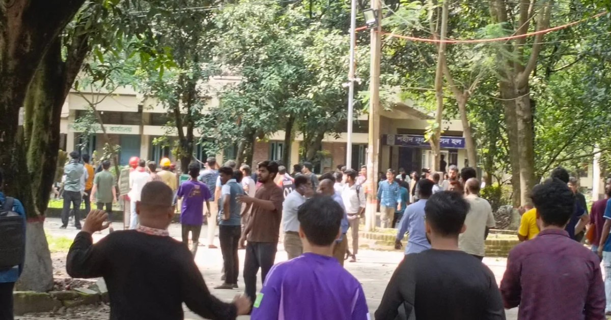 হাবিপ্রবিতে শিক্ষার্থীদের দুই গ্রুপের সংঘর্ষ, শিক্ষকসহ আহত ৩