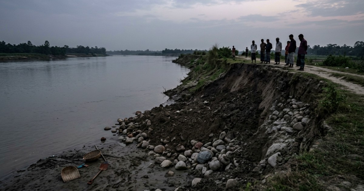 করতোয়া নদীতে পাথর তোলার সময় মাটিচাপায় নিহত ১