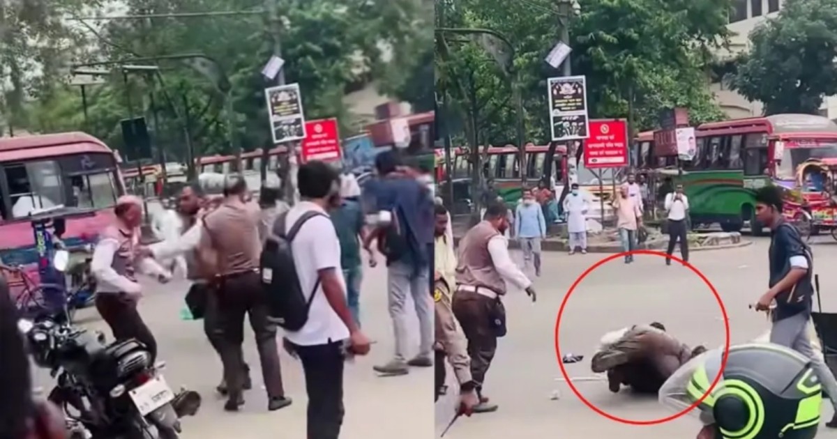 গুলিস্তানে মারামারি করা দুই ট্রাফিক কনস্টেবল বরখাস্ত