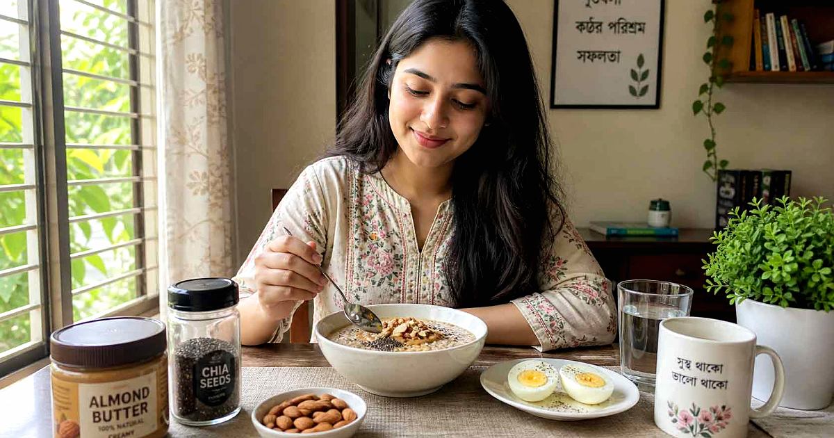 সকালের নাশতায় প্রোটিন ও ফাইবার: মেদ কমাতে সহায়ক হতে পারে যেসব খাবার