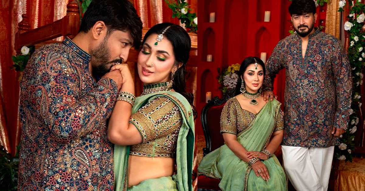 অপু বিশ্বাসের রোমান্টিক ফটোশুট ভাইরাল