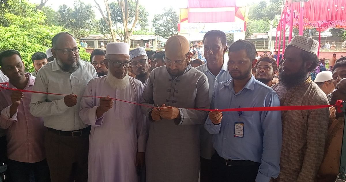 দিনাজপুরের বিরলে মাদরাসার নতুন একাডেমিক ভবনের শুভ উদ্বোধন