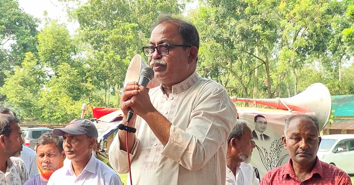 সরকারি দলকে ভোট দিলে উন্নয়ন হবে বললেন মির্জা ফয়সল আমিন