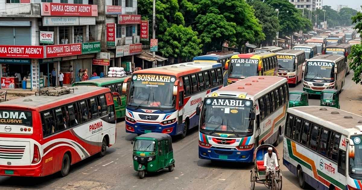 বাসের ভাড়া বাড়াতে সন্ধ্যায় বিআরটিএর জরুরি বৈঠক