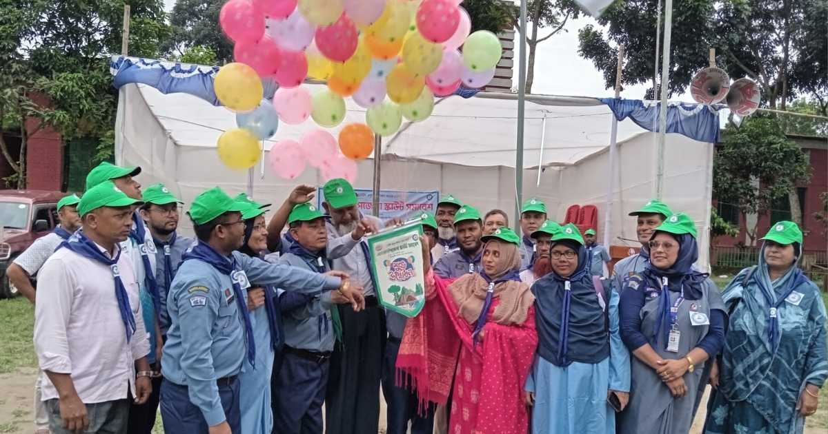 নীলফামারীতে ৫ দিনব্যাপী উপজেলা স্কাউট সমাবেশ শুরু