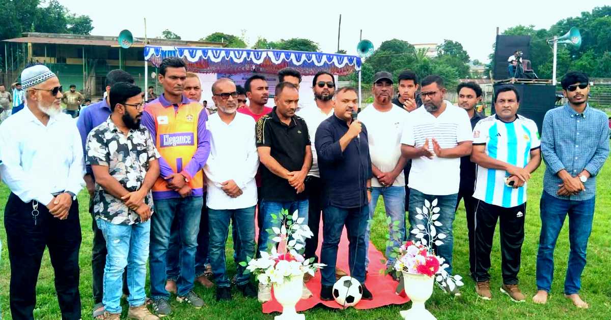 দিনাজপুরে ফুটবল ম্যাচে বোদা টুস্টারকে হারিয়ে জয়ী দিনাজপুর জেলা দল