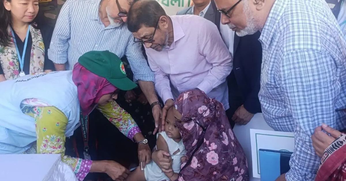 হামের দ্বিতীয় দফার টিকাদান শুরু, লক্ষ্য ৩৪ লাখ শিশু