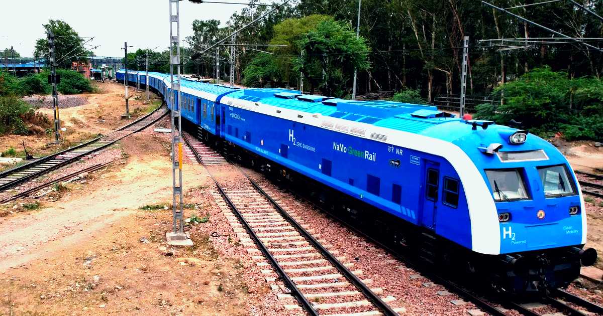 ভারতে প্রথম হাইড্রোজেনচালিত ট্রেনের যাত্রা শুরু