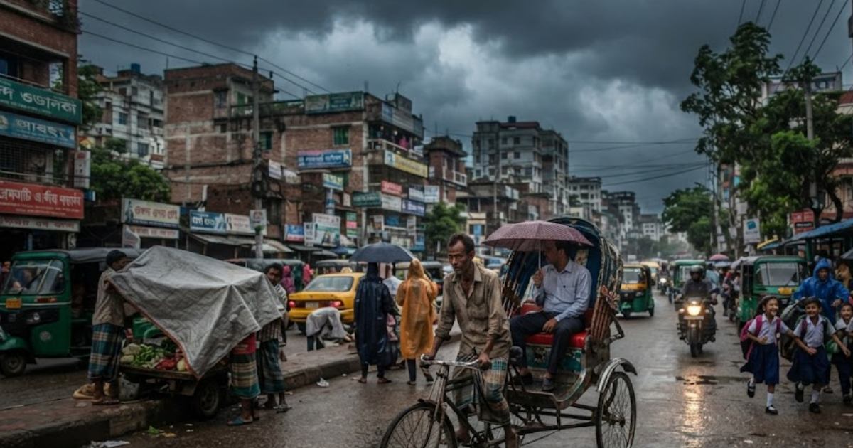 দেশের বিভিন্ন অঞ্চলে বৃষ্টির আভাস: আজকের আবহাওয়া বার্তা