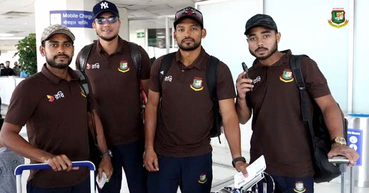 নাজমুল হোসেন শান্ত সন্ধ্যায় দেশ ছাড়ছেন