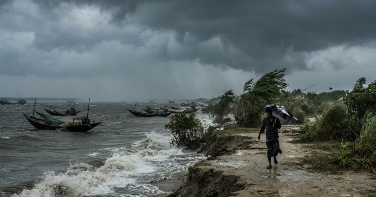 দেশের আট জেলায় ৬০ কিলোমিটার বেগে ঝড়ের পূর্বাভাস