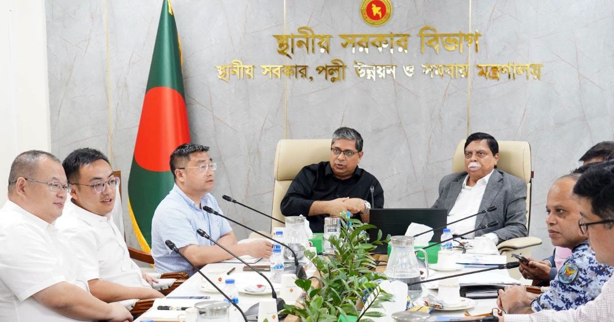 বর্জ্য থেকে বিদ্যুৎ উৎপাদন নিয়ে সচিবালয়ে চীনা দলের বৈঠক
