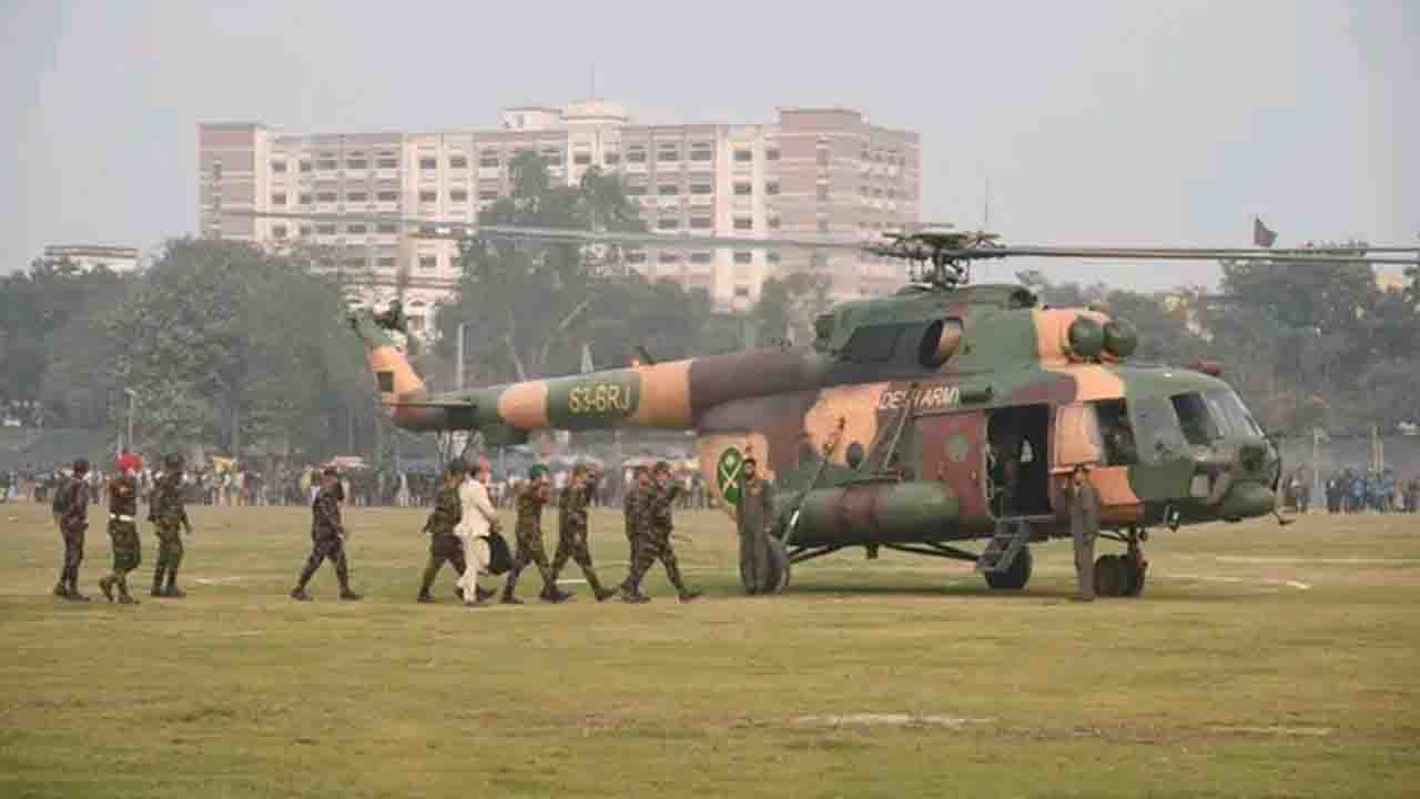 দিনাজপুরের বড় মাঠ আর্মি ক্যাম্প পরিদর্শন করলেন জেনারেল কামরুল হাসান