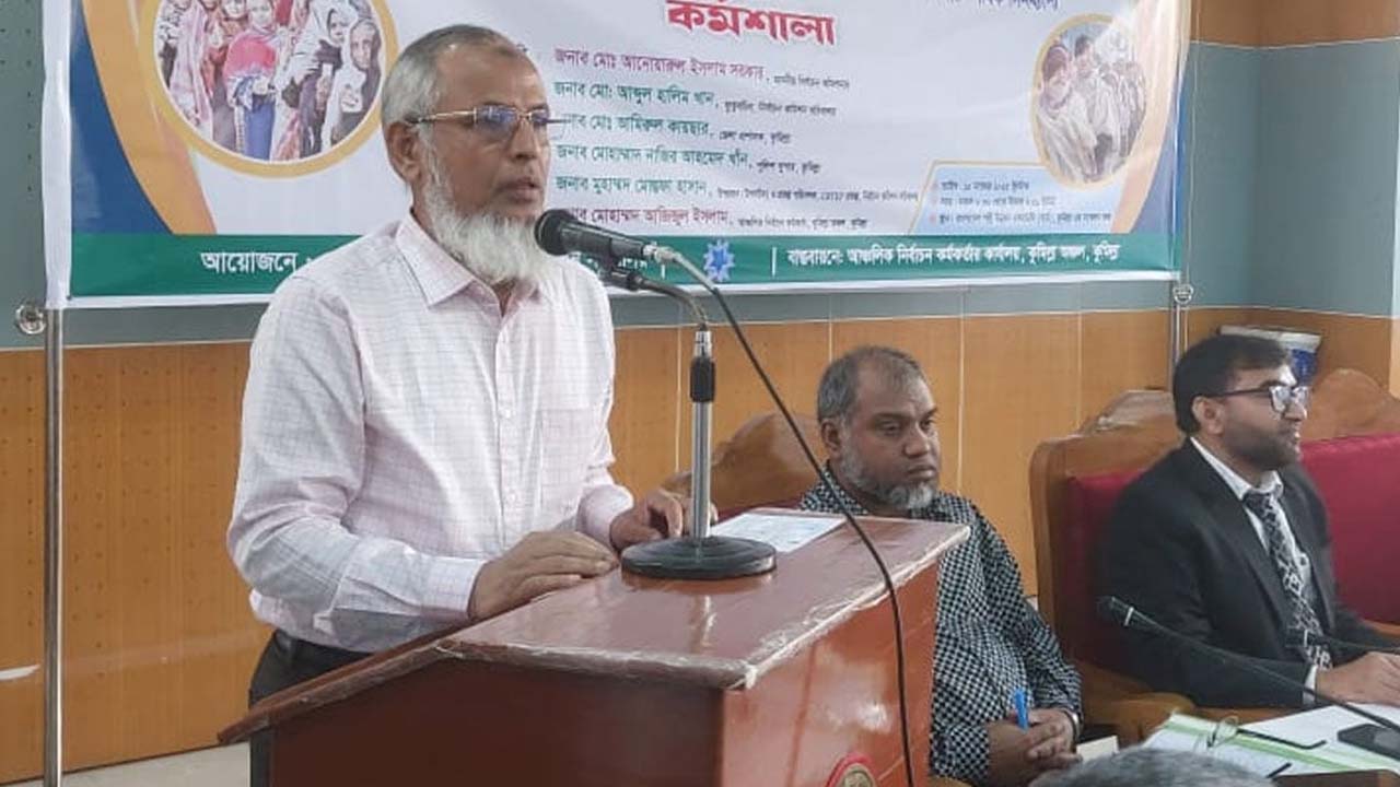 নির্বাচনের ওপর নির্ভর করছে দেশের ভবিষ্যৎ: ইসি আনোয়ারুল ইসলাম