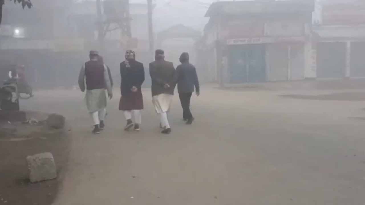 পঞ্চগড়ে মাঝারি শৈত্যপ্রবাহ বিপাকে জনজীবন