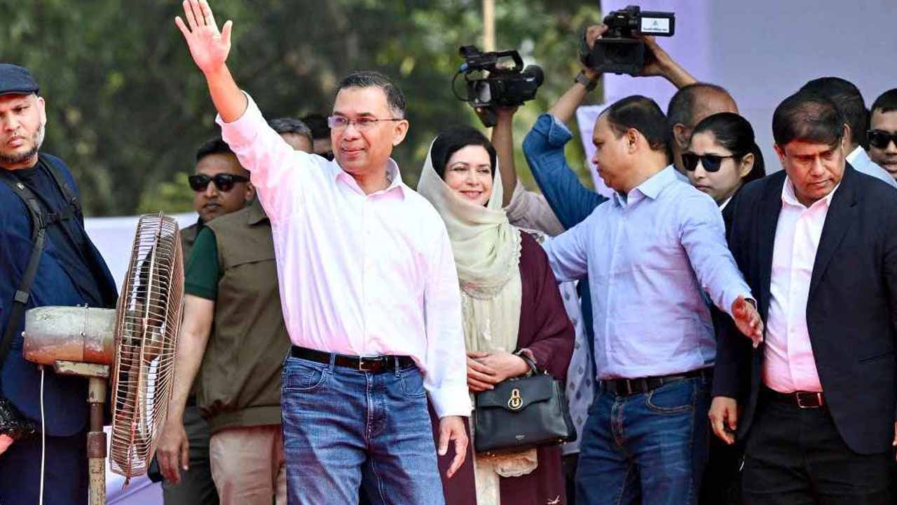 রোববার ৪ জেলায় নির্বাচনী জনসভা করবেন তারেক রহমান