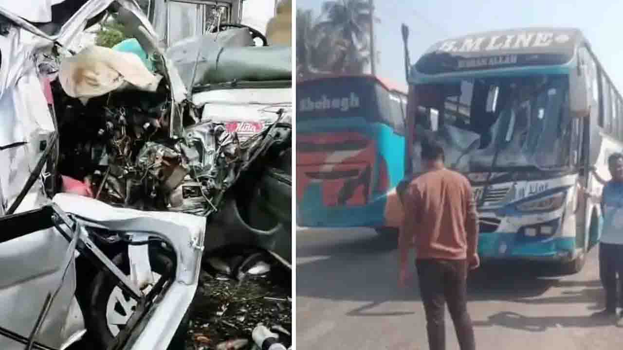 খুলনায় নৌবাহিনীর গাড়ি ও মাইক্রোবাস সংঘর্ষে নিহত ৭