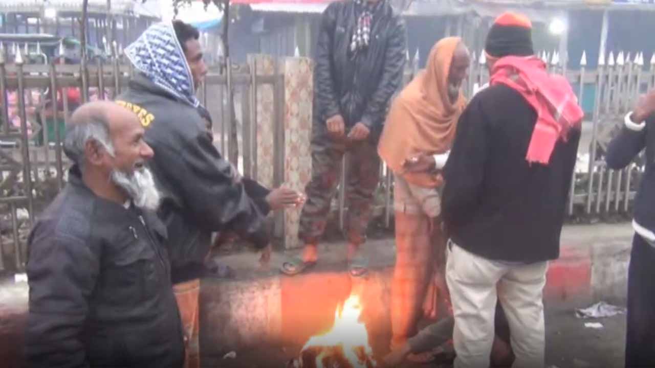 পঞ্চগড়ে বৃষ্টির মতো ঝরা কুয়াশায় বিপর্যস্ত জনজীবন