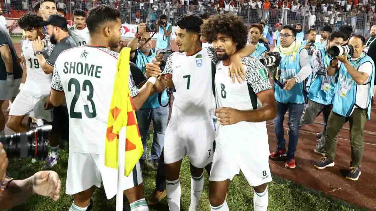 এশিয়ান কাপ বাছাইয়ে ভারতকে হারিয়ে ইতিহাস গড়ল বাংলাদেশ