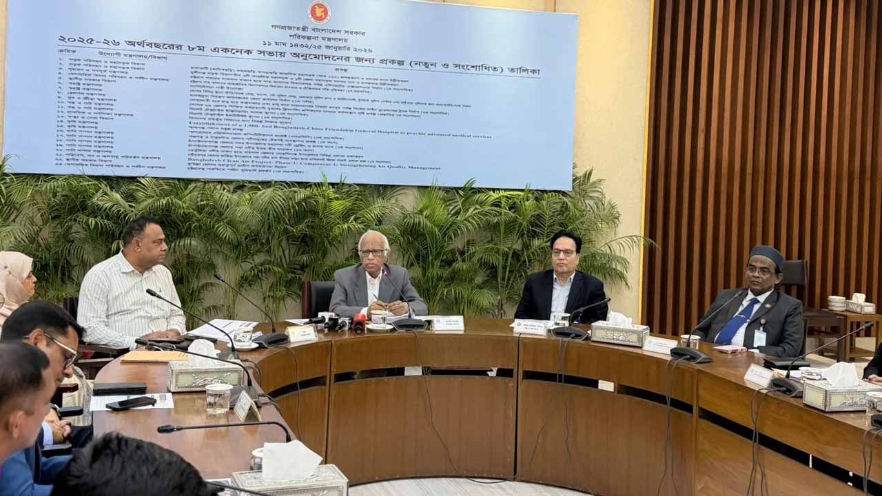 একনেকে ৪৫ হাজার কোটি টাকার ২৫ প্রকল্প অনুমোদন