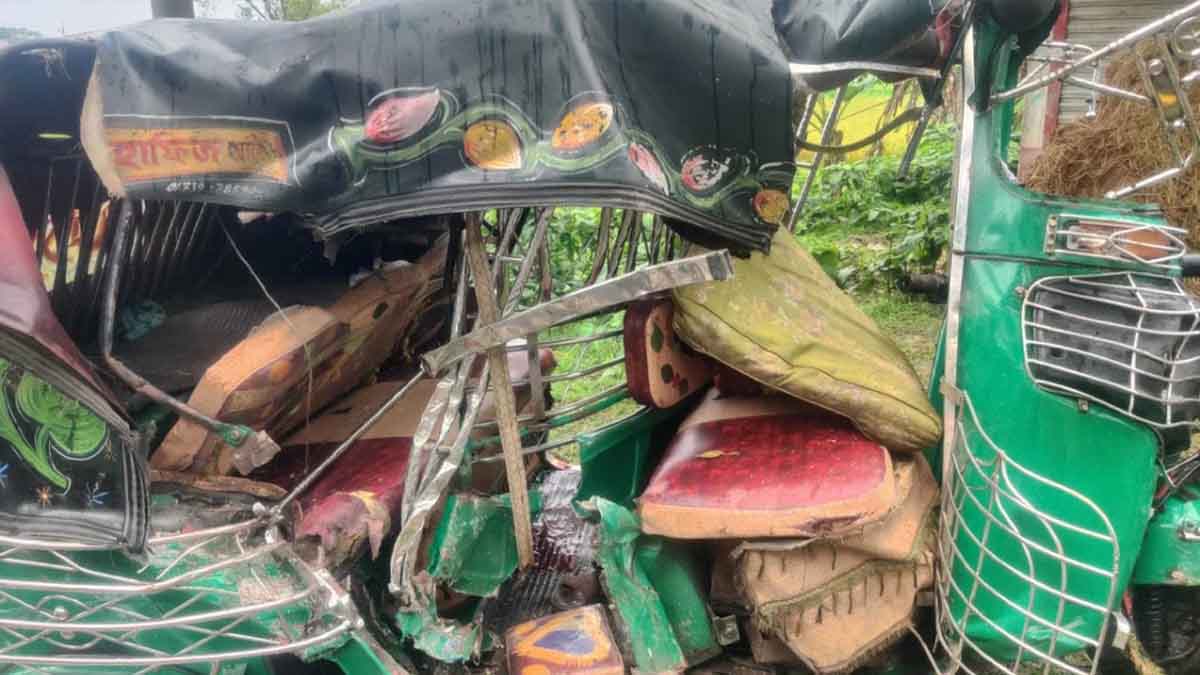নেত্রকোনায় বাসচাপায় সিএনজির ২ যাত্রী নিহত