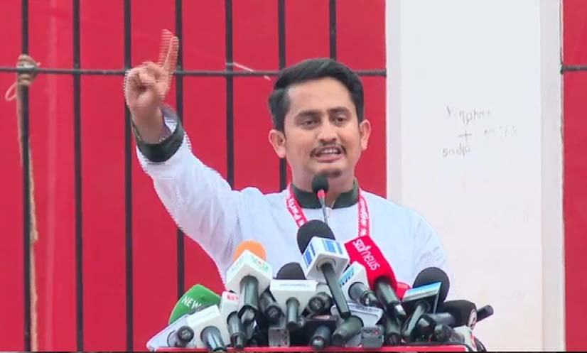 মুজিববাদী সংবিধান ভেঙে চুরে নতুন সংবিধান চাইতে এসেছি: সারজিস