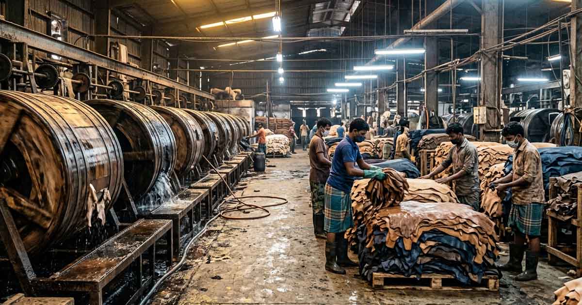 চামড়া খাতে দ্বিমুখী চাপ, কর কমানোর দাবি ব্যবসায়ীদের